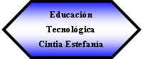 Preparacin: Educacin Tecnolgica Cintia Estefana 