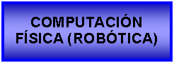 Cuadro de texto: Computacin Fsica (robtica) 
