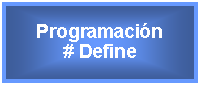 Cuadro de texto: Programacin# Define