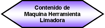 Preparaci�n: Contenido de Maquina Herramienta Limadora