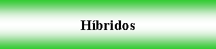 Cuadro de texto: Híbridos 
