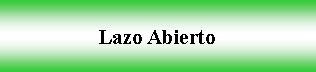 Cuadro de texto: Lazo Abierto