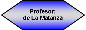 Hexágono: Profesor: de La Matanza