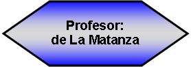 Hexgono: Profesor: de La Matanza