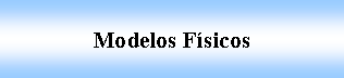 Cuadro de texto: Modelos Fsicos 