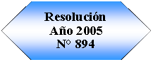 Preparacin: Resolucin Ao 2005N 894