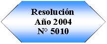 Preparacin: Resolucin Ao 2004N 5010