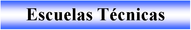 Cuadro de texto: Escuelas Tcnicas 