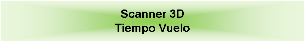 Cuadro de texto: Scanner 3D Tiempo Vuelo