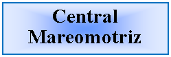 Cuadro de texto: Central Mareomotriz