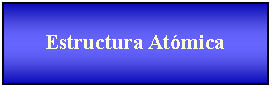 Cuadro de texto: Estructura Atmica 