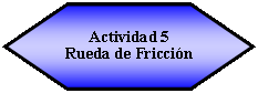 Hex�gono: Actividad 5Rueda de Fricci�n 