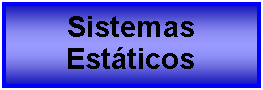 Cuadro de texto: Sistemas Estticos 